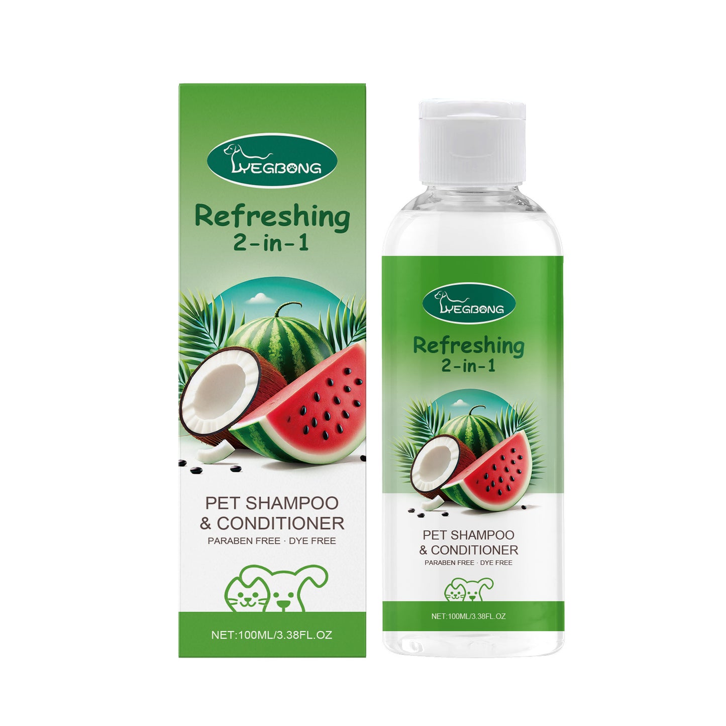 YEGBONG 2-in-1 Pet Shampoo & Conditioner