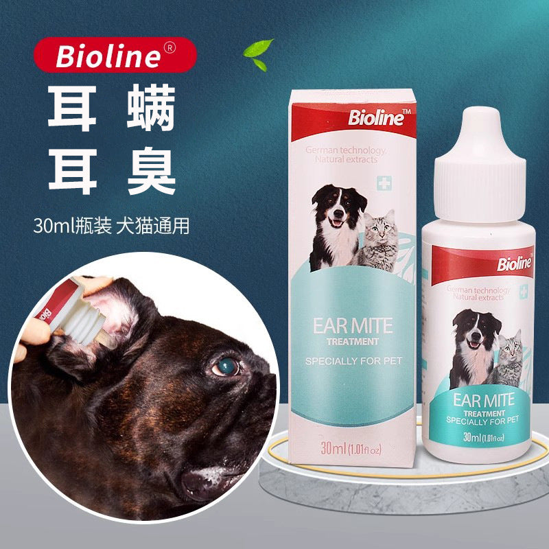 Pet Ear Wash Solution for Cats & Dogs