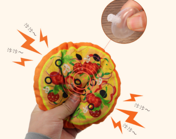 Fast Food Plush Squeaky Dog Toy