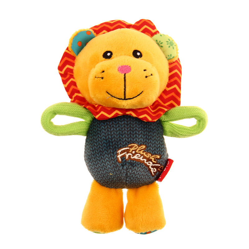 GiGwi Lion Squeaky Plush Dog Toy