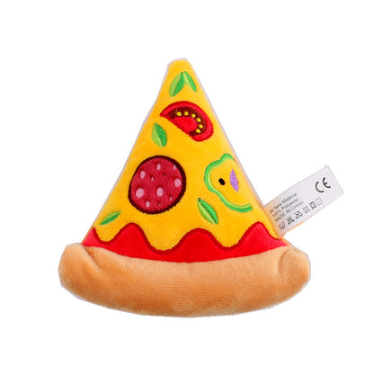 Plush Food Squeaky Dog Toy