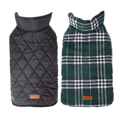 Waterproof Plaid Dog Jacket