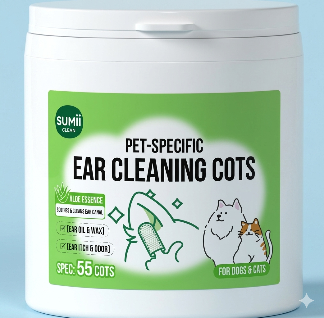 Pet Ear Cleaning Finger Wipes