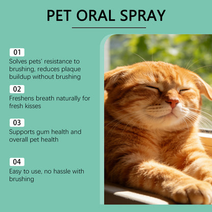 Pet Oral Care Spray for Dogs & Cats