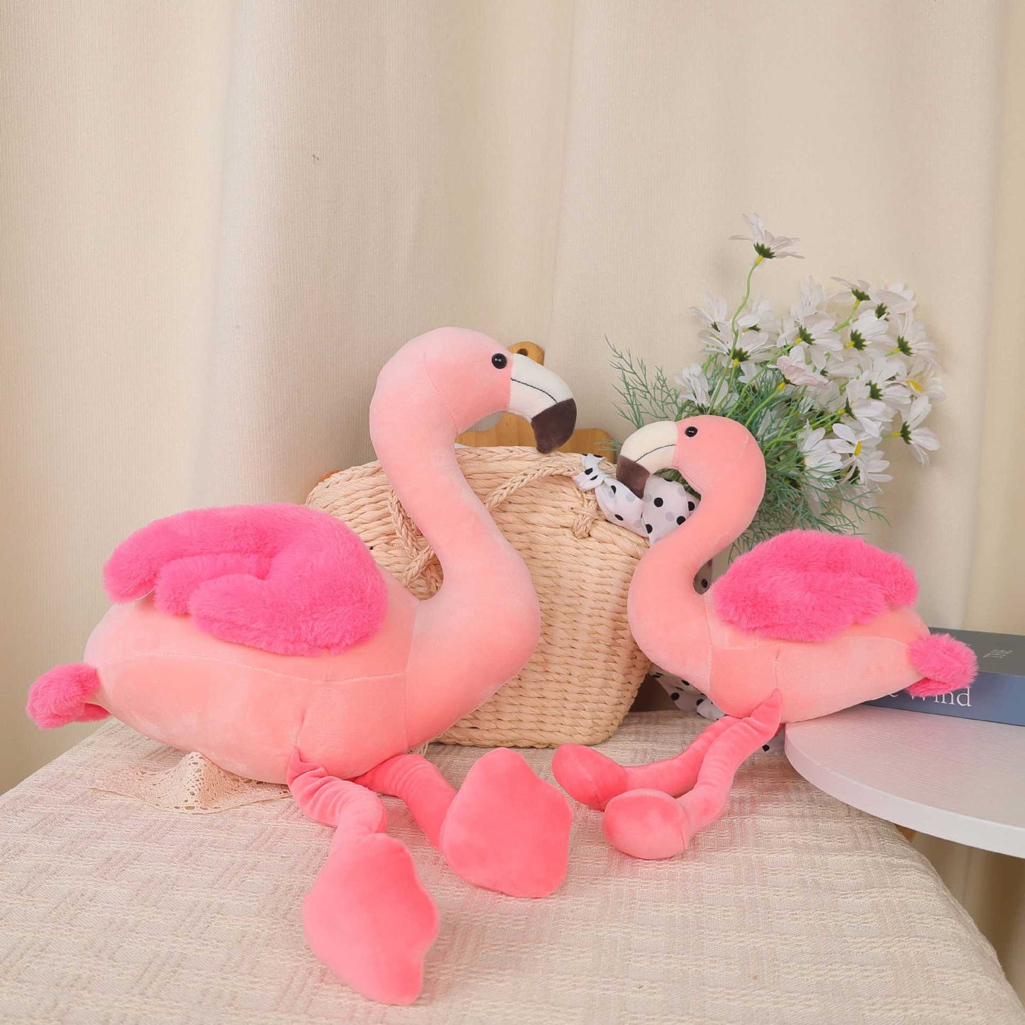 Cute Flamingo Plush Toy Pillow – Soft Stuffed Animal Doll