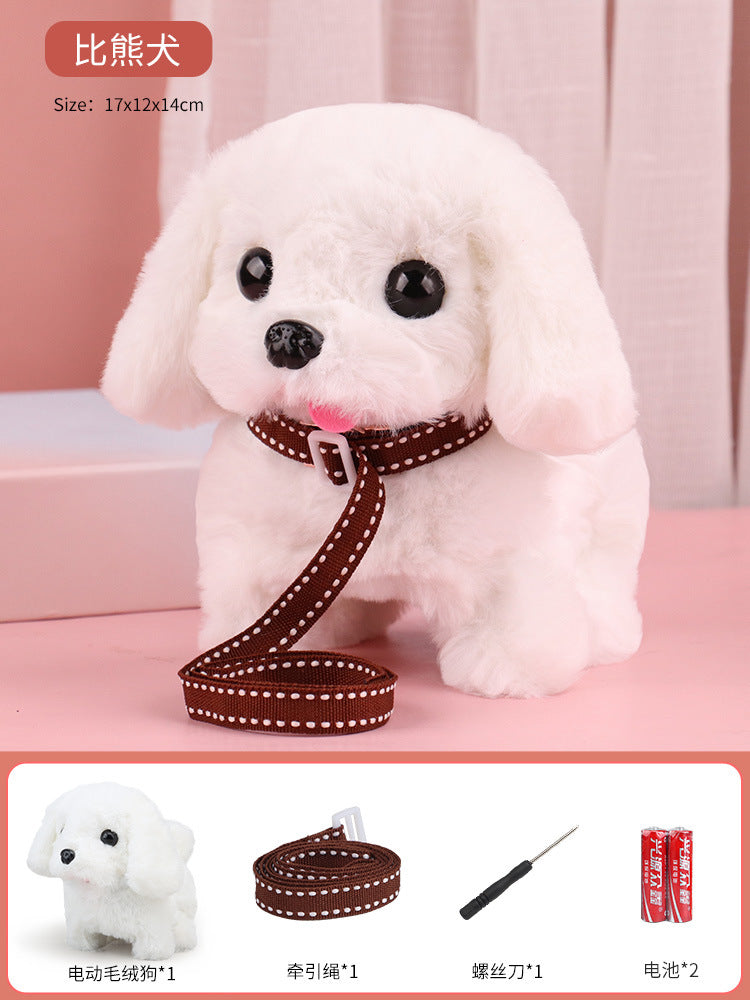 Interactive Walking & Barking Plush Puppy Toy