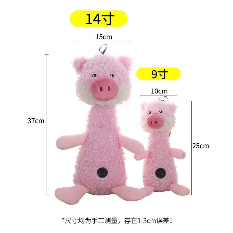 Velvet Squeaky Dog Chew Toy