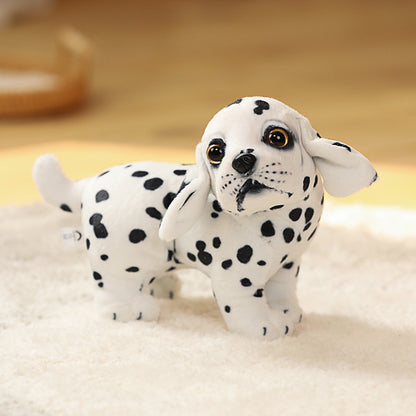 Simulation Puppy Plush Toy – Pug, Husky & Akita Dog Doll