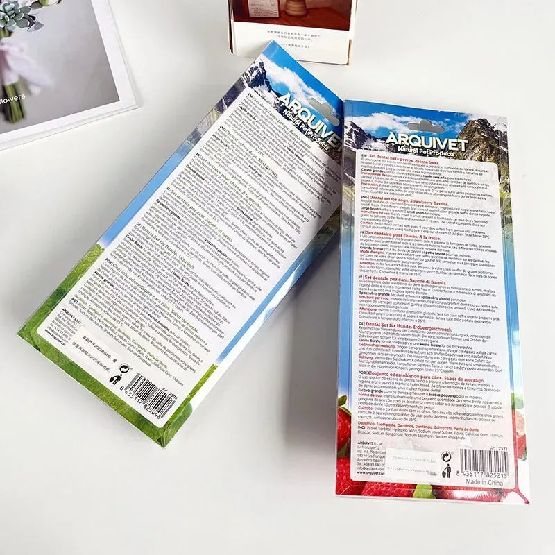 Pet Toothpaste & Toothbrush Set for Dogs & Cats – Oral Cleaning Kit
