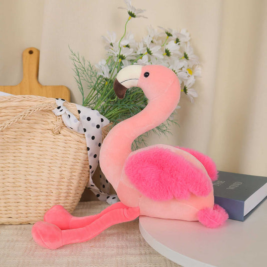 Cute Flamingo Plush Toy Pillow – Soft Stuffed Animal Doll