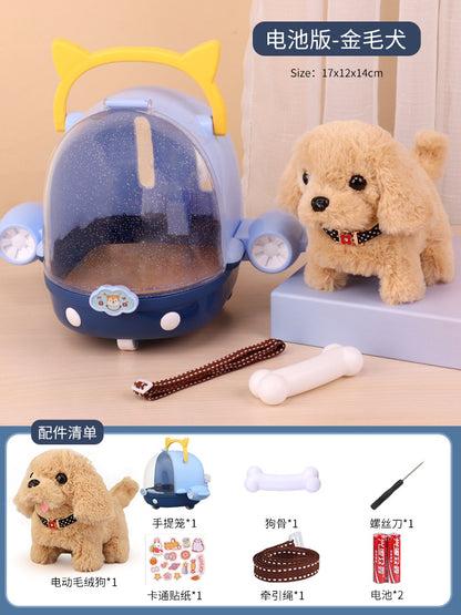 Interactive Walking & Barking Plush Puppy Toy