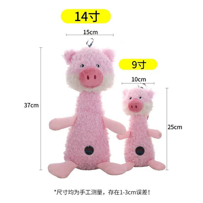Velvet Squeaky Dog Chew Toy