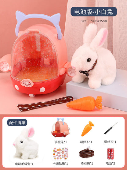 Interactive Walking & Barking Plush Puppy Toy