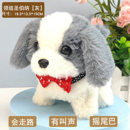 Interactive Walking & Barking Robot Puppy Toy