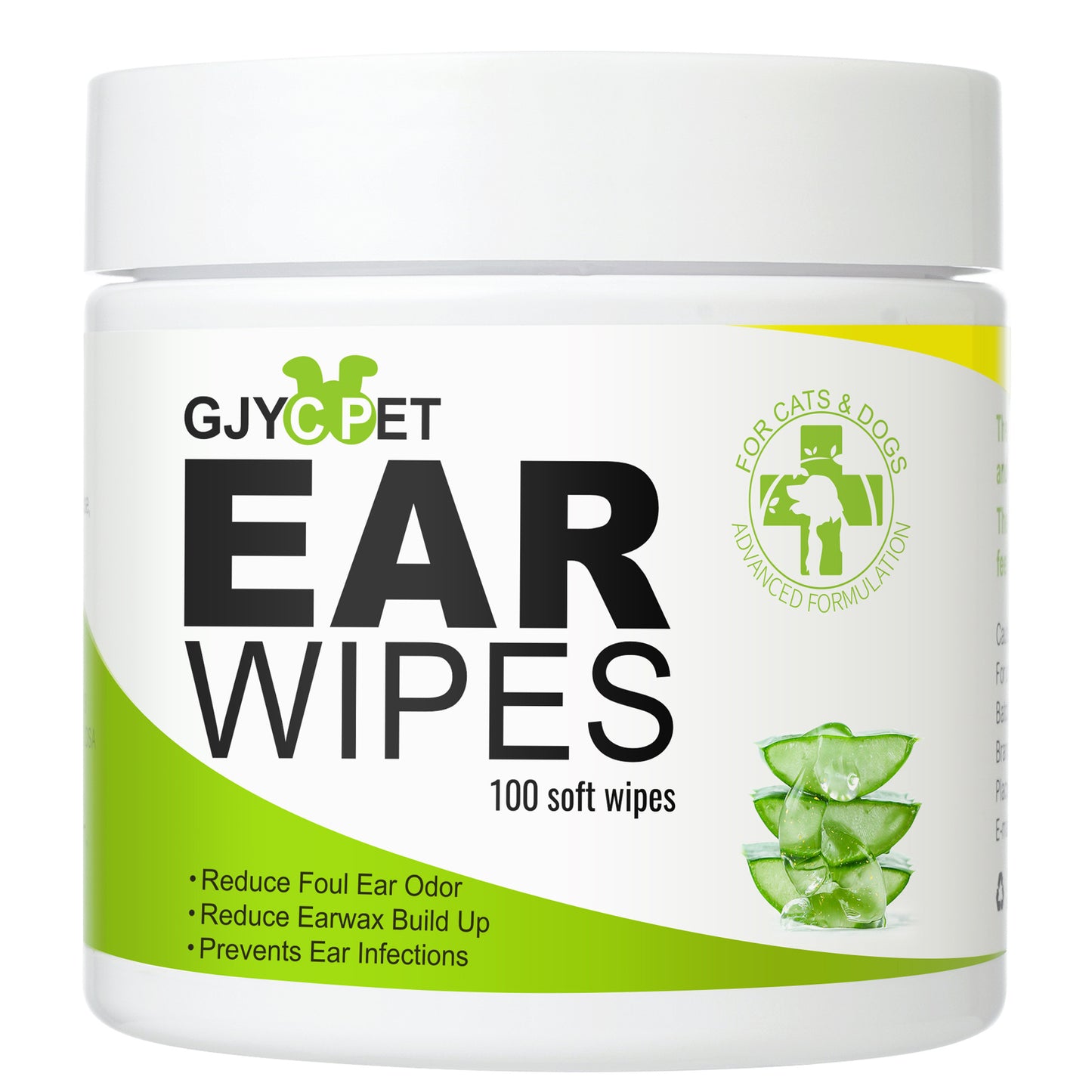 Pet Ear Cleaning Solution & Wipes Set