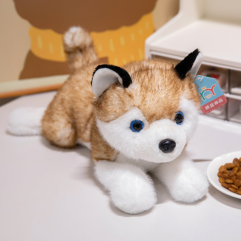 Cute Husky Plush Toy – Soft Erha Dog Doll