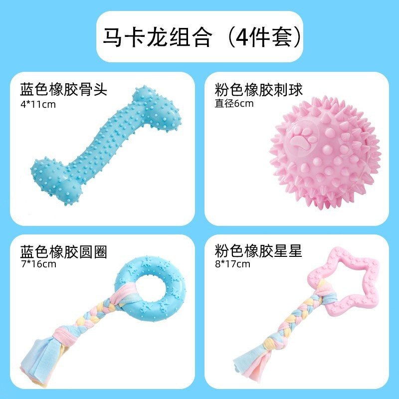Squeaky Puppy Dog Toy – Bite-Resistant Plush Molar Chew Toy
