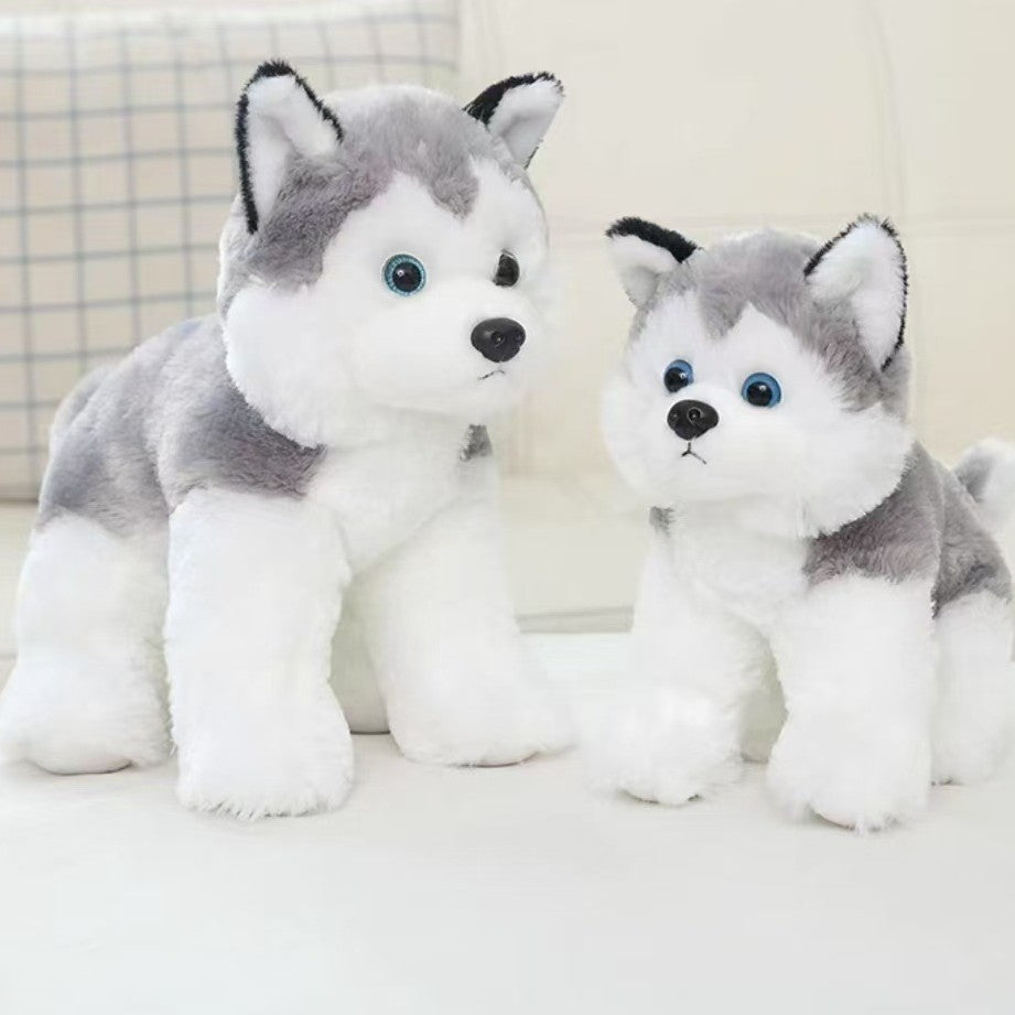 Tianweilin Husky Simulation Plush Toy – Cute Puppy Dog Doll