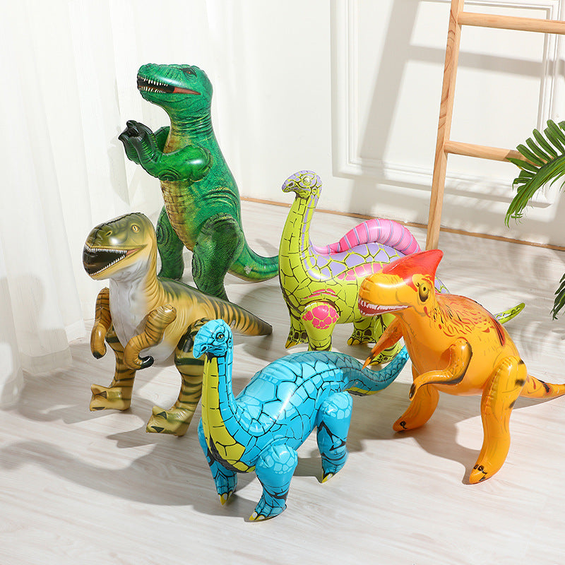 Inflatable Dinosaur Toys Set – Triceratops, Tyrannosaurus & Velociraptor