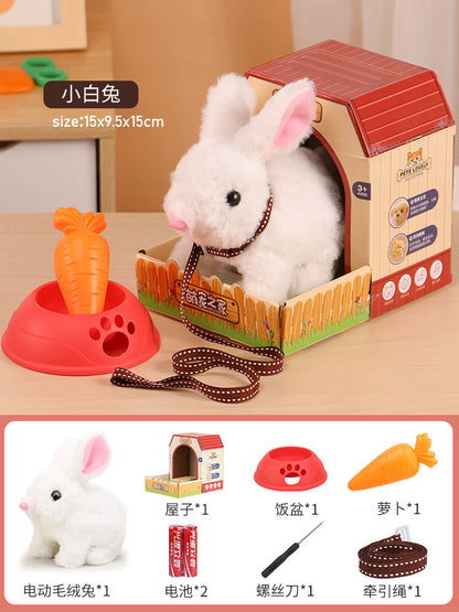 Interactive Walking & Barking Plush Puppy Toy