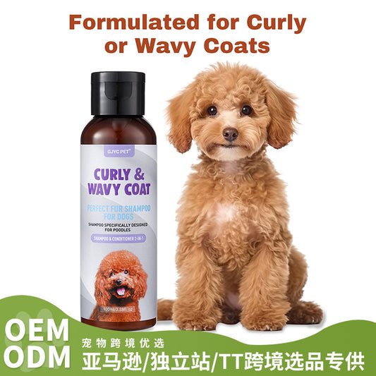Premium Deodorizing Dog Shampoo for Poodles & Teddy Breeds