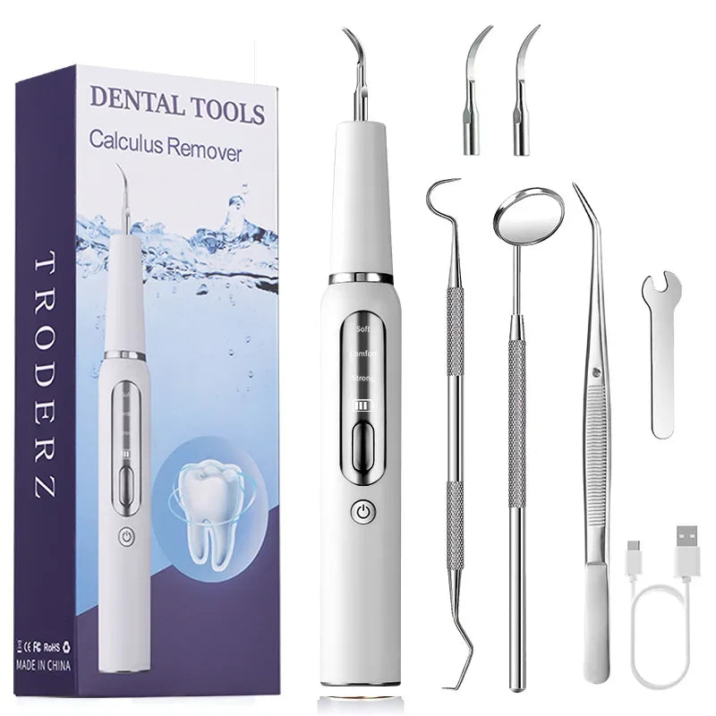 Dog Dental Calculus Remover Tool – Pet Teeth Cleaning Ultrasonic Water Toothpick