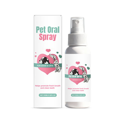 Pet Oral Care Spray for Dogs & Cats