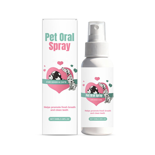 Pet Oral Care Spray for Dogs & Cats
