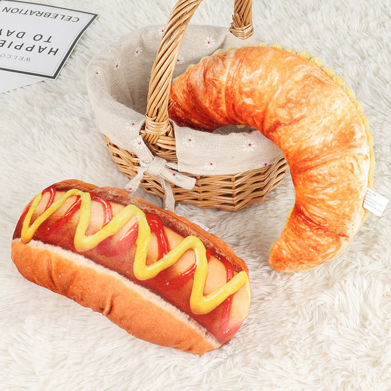 Dog Plush Toy Bite-Resistant Squeeze Sound Toy