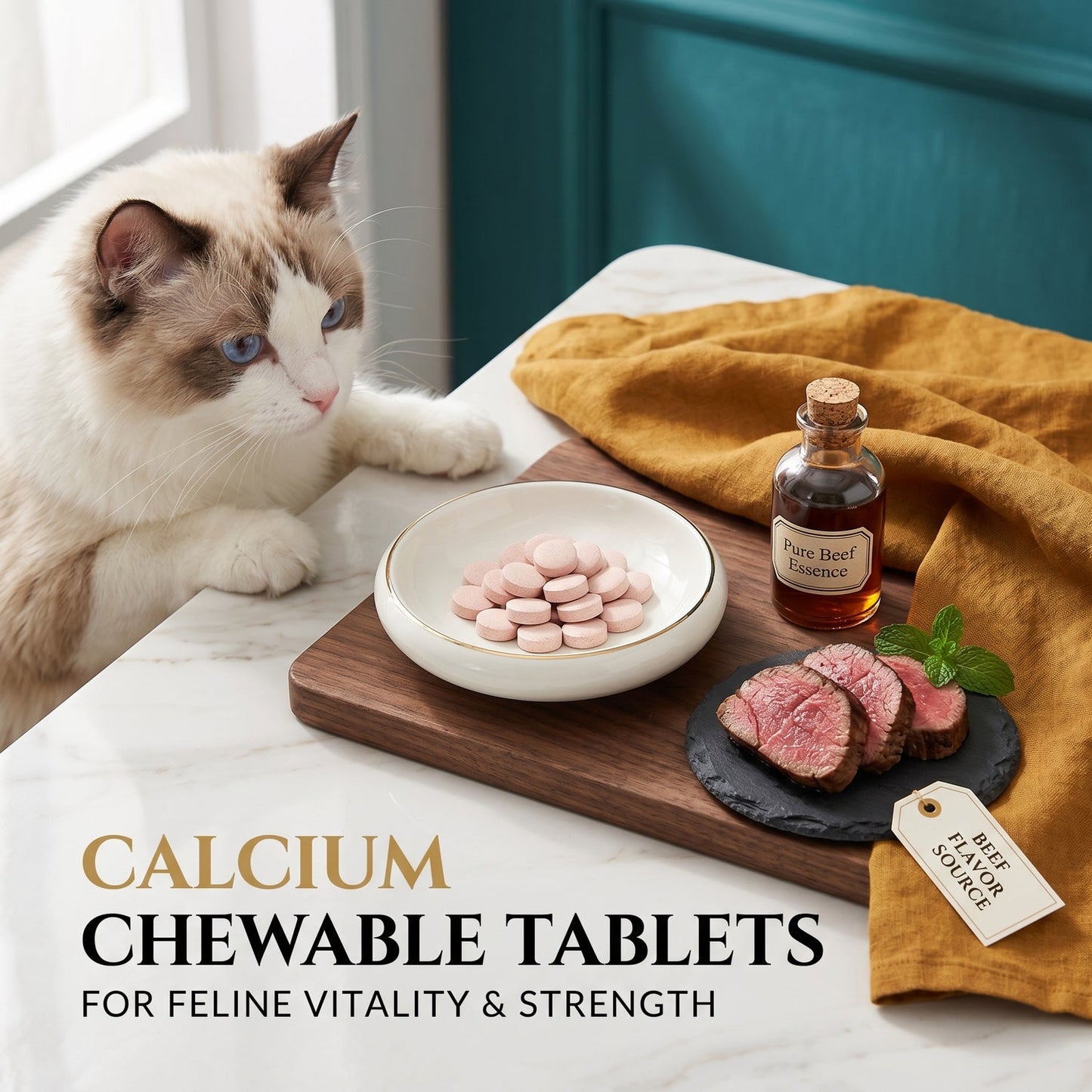 Pet Calcium Tablets for Dogs & Cats