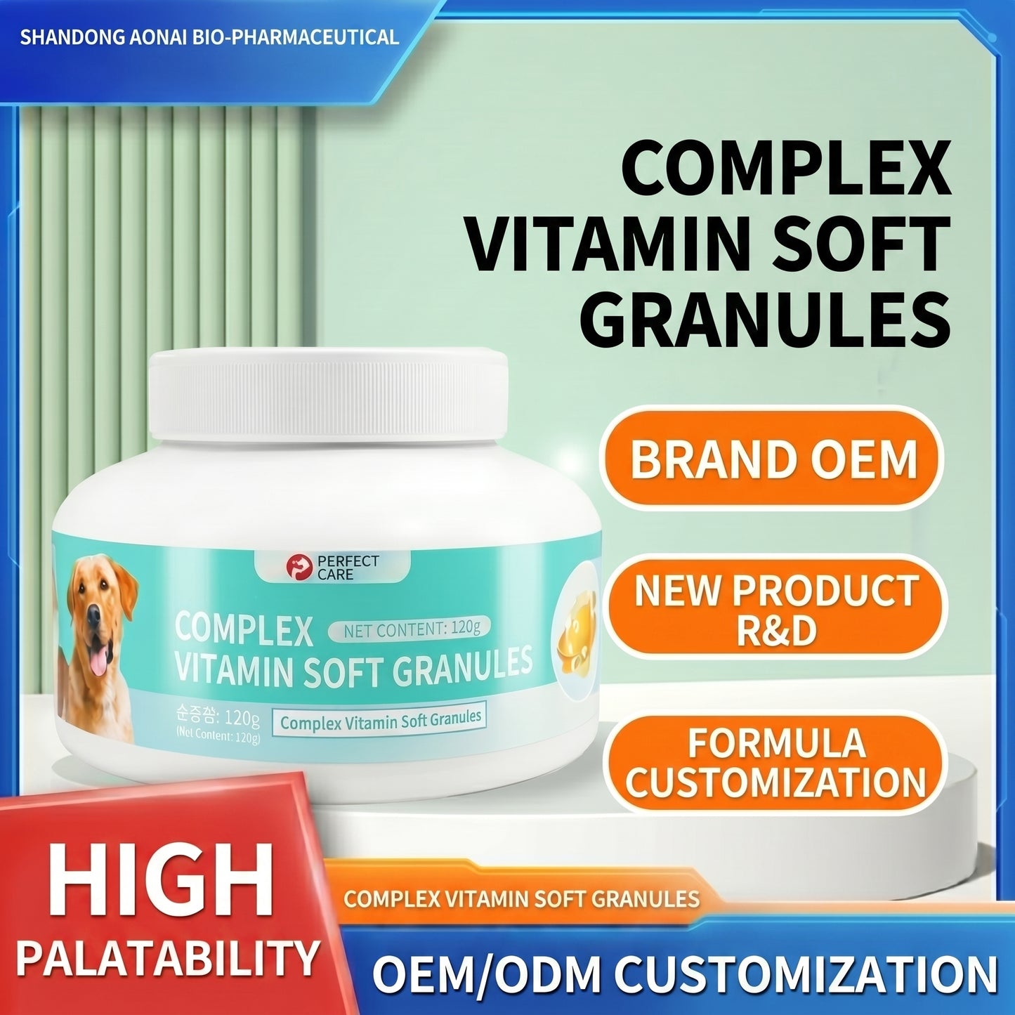 Multifunctional Pet Vitamins for Dogs & Cats
