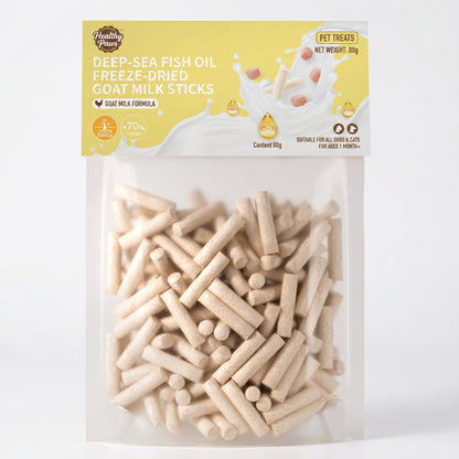 Freeze-Dried Goat Milk Chew Sticks for Cats & Dogs