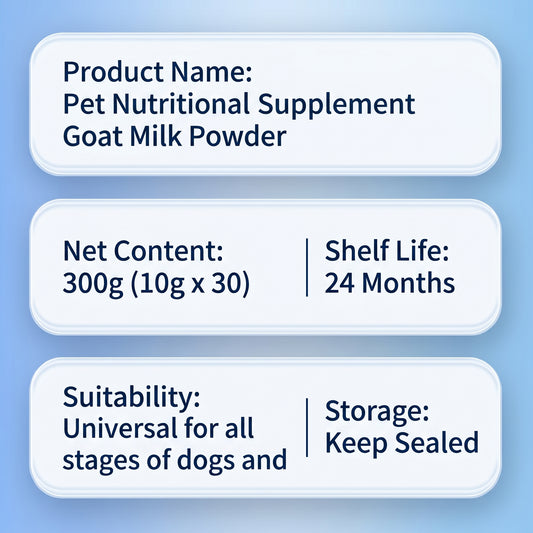 Pet Formula Goat Milk Powder for Dogs & Cats