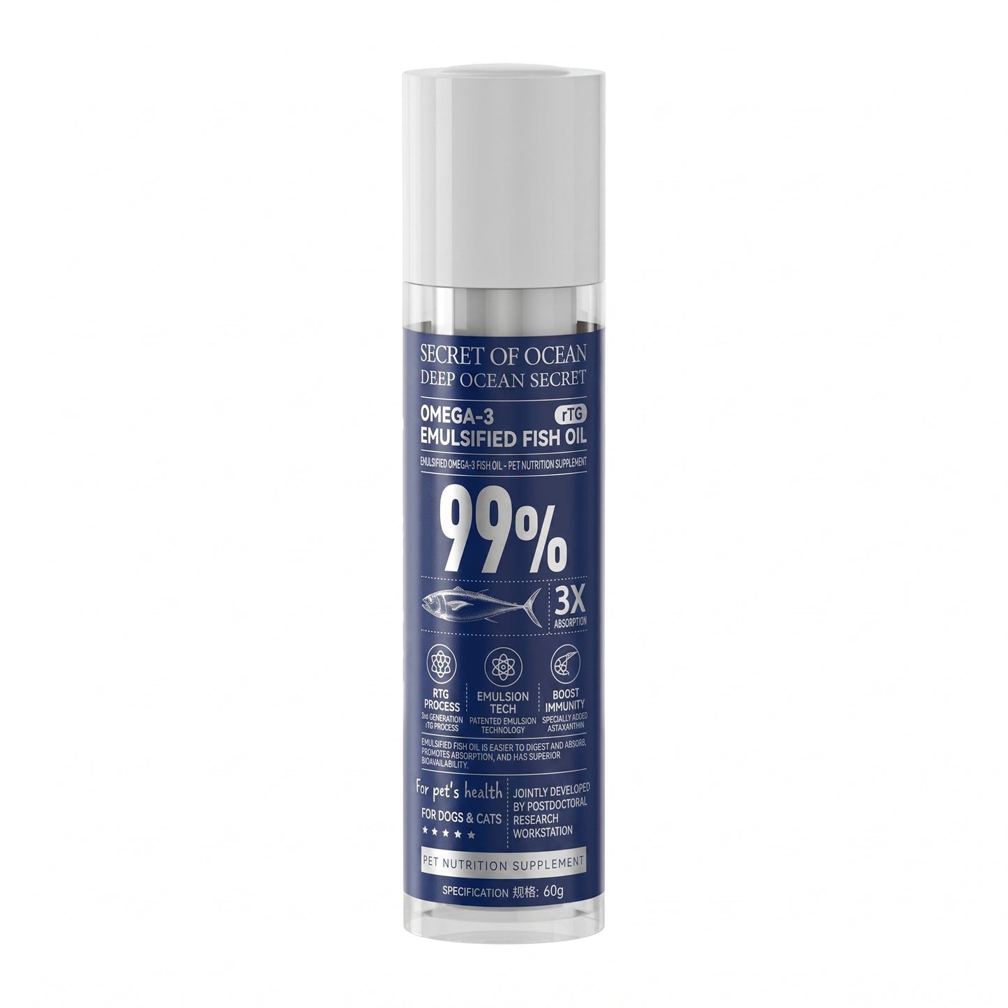 Cat Omega Fish Oil Supplement