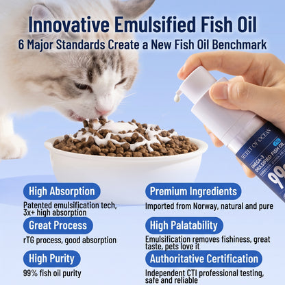 Cat Omega Fish Oil Supplement